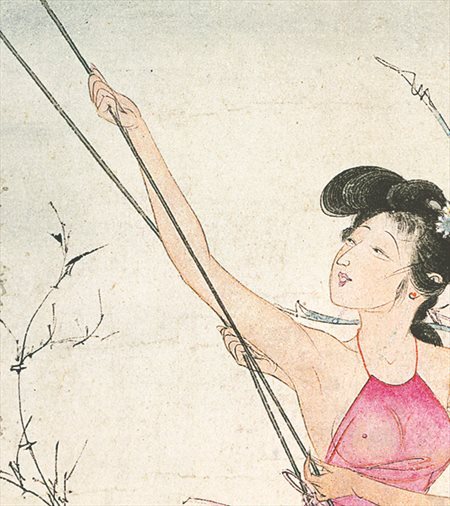 铁力-胡也佛的仕女画和最知名的金瓶梅秘戏图